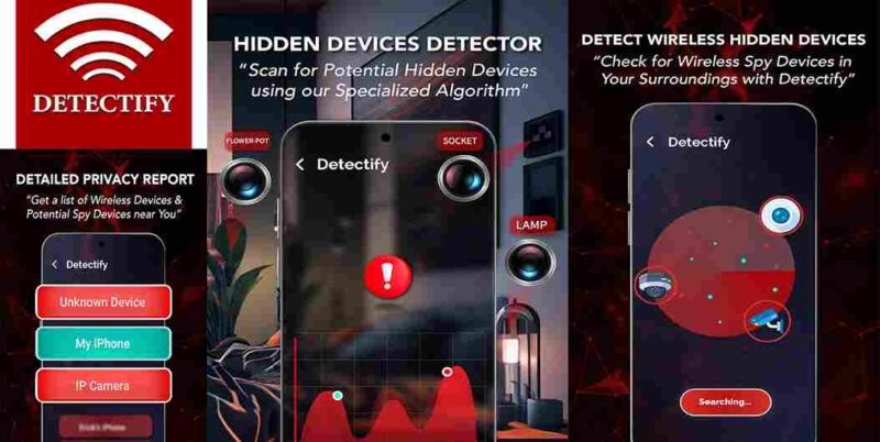 تحتوي الصورة على سكرين شوت من داخل تطبيق Detectify