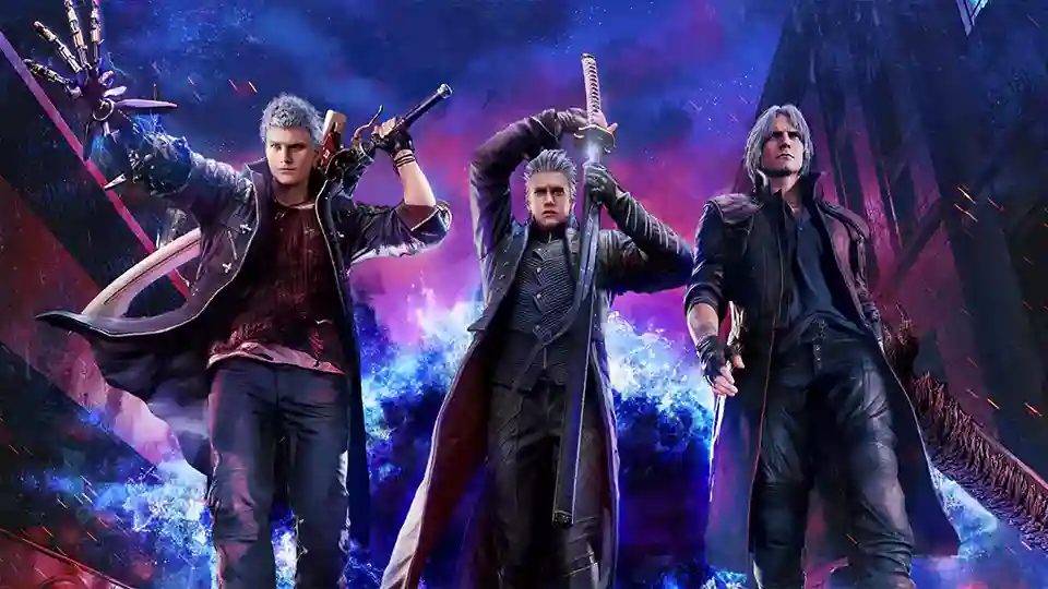 لعبة Devil May Cry 5، وقائمة تضم افضل العاب بلاي ستيشن 4، لتختار منها افضل العاب ps4، وتشمل القائمة العاب لجهاز بلاي ستيشن 4 لسباقات السيارات وكرة القدم، وألعاب الأكشن.