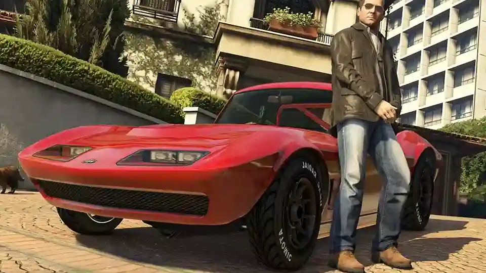 لعبة جاتا 5 حيث تعتبر "Grand Theft Auto V" أحد أشهر وأفضل العاب بلاي ستيشن 4