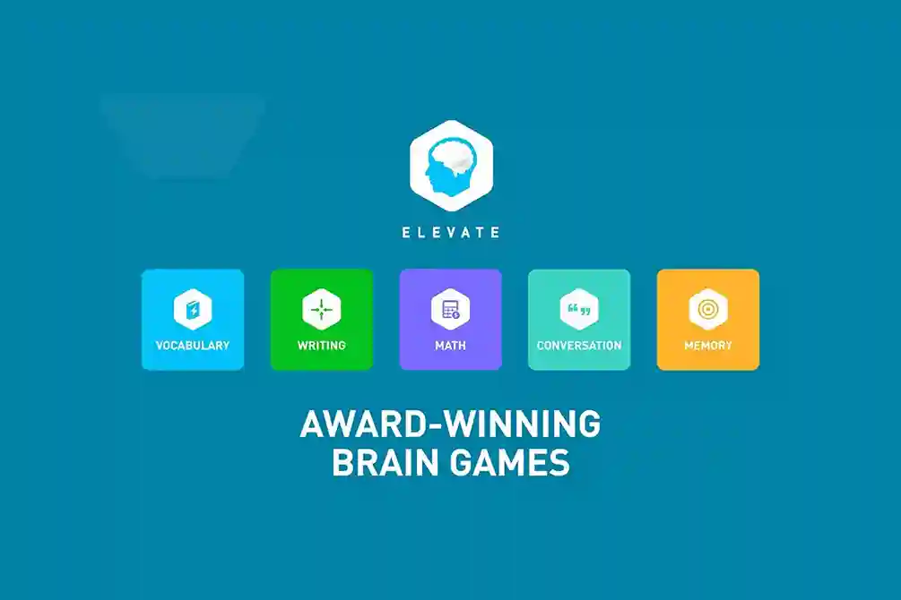 لعبة Elevate وتعرف على قائمة تضم أفضل ألعاب تقوية الذاكرة والتركيز للكبار لأنظمة تشغيل الأندرويد والأيقون لتختار من الألعاب الذهنية لتمرين العقل وتقوية الذاكرة المناسبة لك