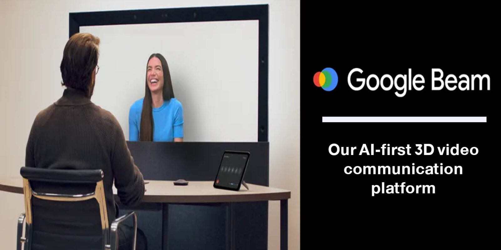 جوجل تدخل عالم التواصل المرئي 3D بمنصة Google Beam