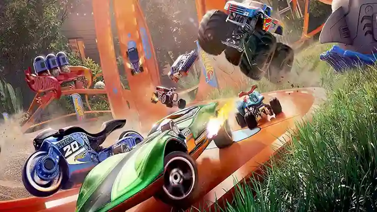 الصورة تضم شكرين من داخل لعبة سباقات السيارات الشهيرة لعبة Hot Wheels Unleashed 2 - Turbocharged