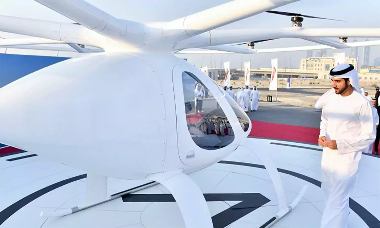 دبي تنجح بامتياز في إطلاق أول رحلة تجريبية للتاكسي الجوي