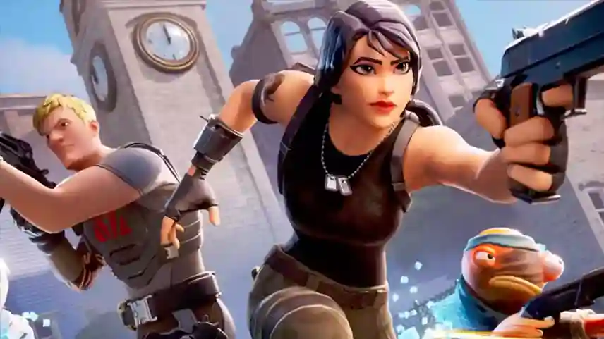 صورة توضح أسلوب اللعب في Fortnite Mobile على أندرويد وآيفون