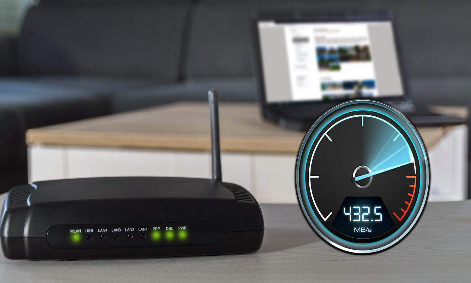 3 طرق لـ معرفة سرعة النت من الراوتر مباشرة