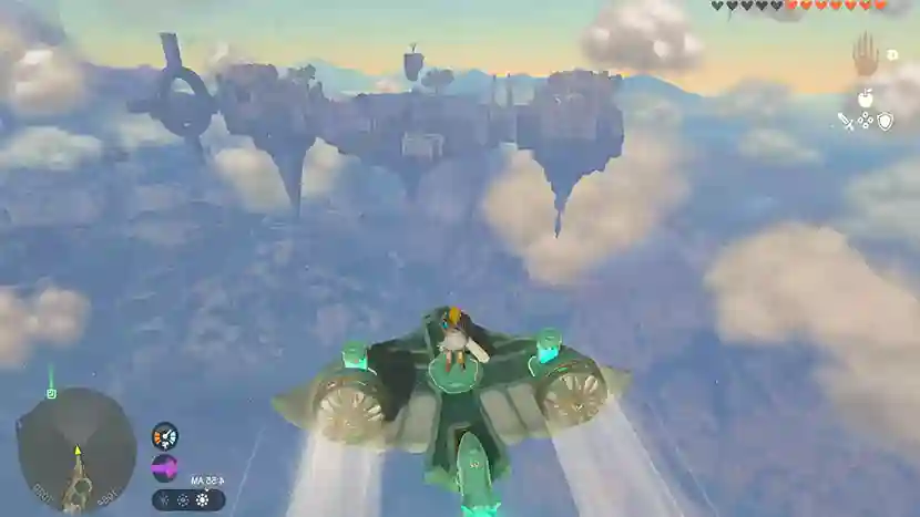 صورة لعبة Zelda Tears of the Kingdom أونلاين 2026 وحل الألغاز في عالم مفتوح