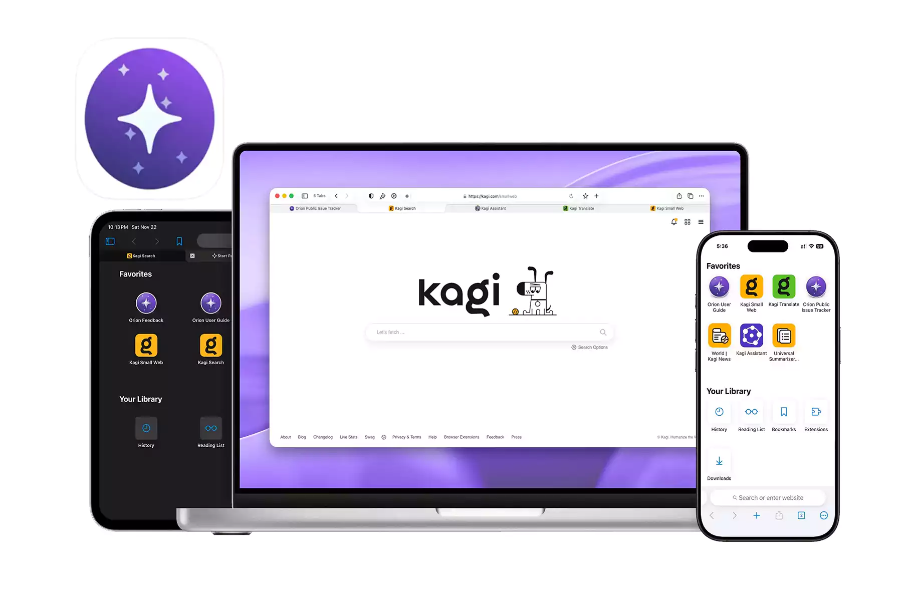 إطلاق متصفح Orion رسمياً لأجهزة ماك