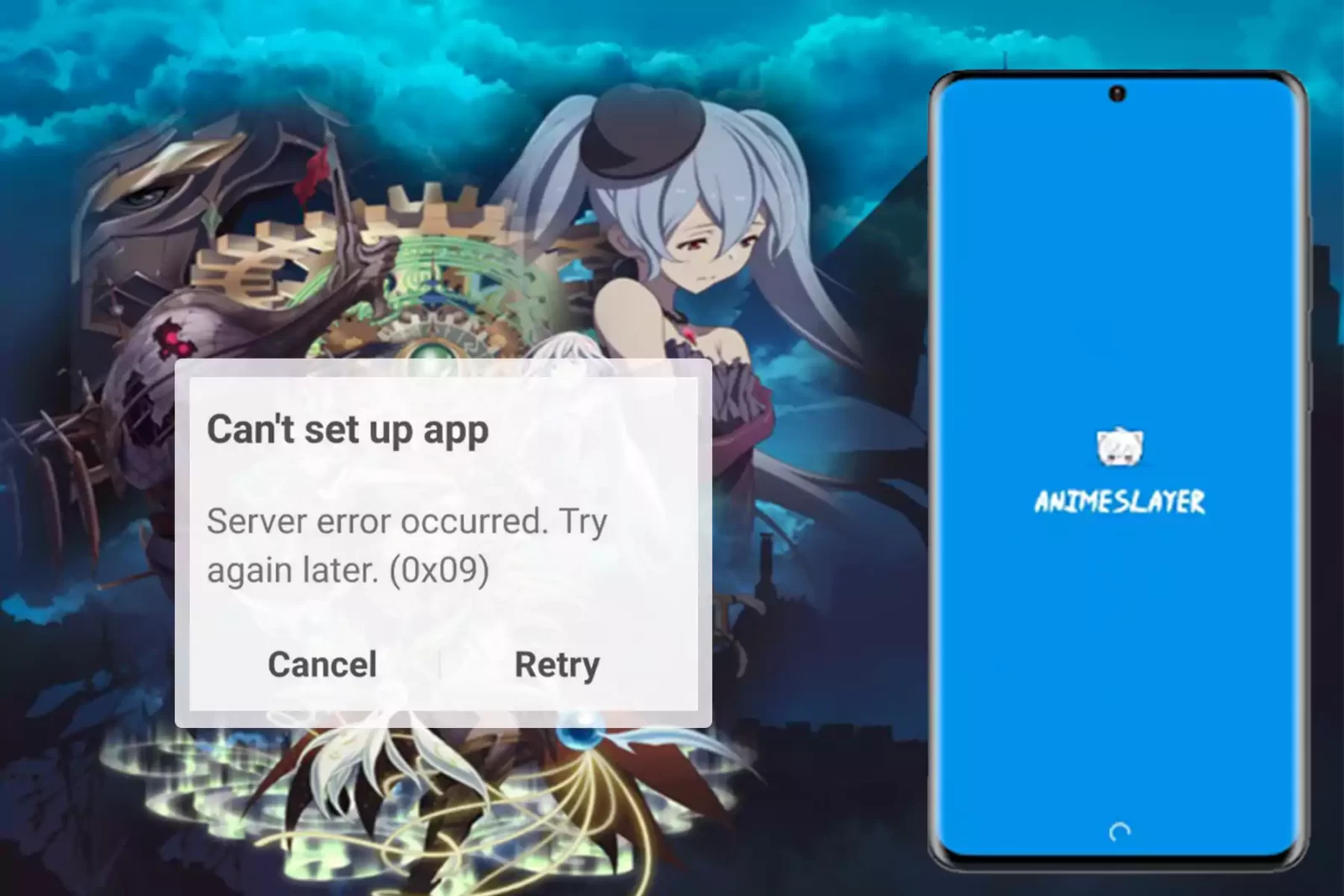 تطبيق أنمي سلاير لا يعمل؟.. طريقة حل توقف التطبيق