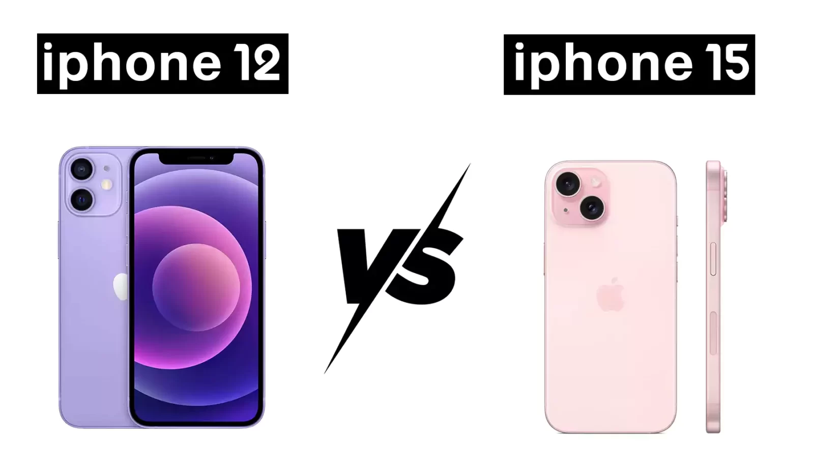 مقارنة بين ايفون 12 وايفون 15: الكاميرا والبطارية والأسعار