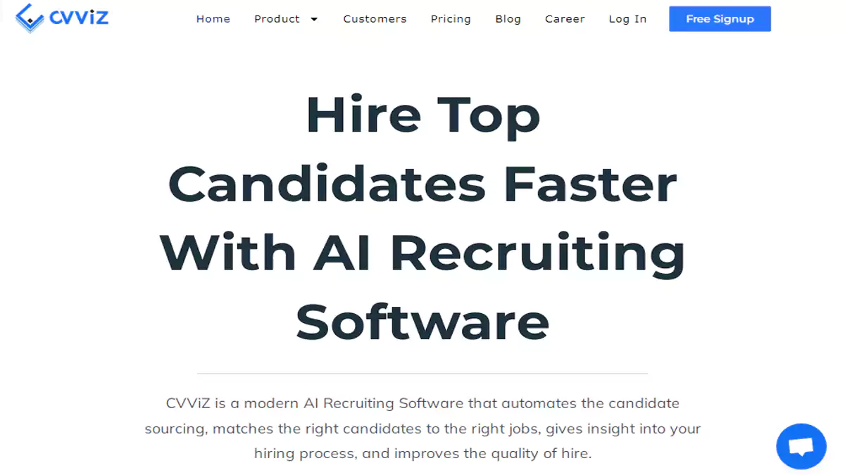 CVViZ لإنشاء وتحليل السيرة الذاتية