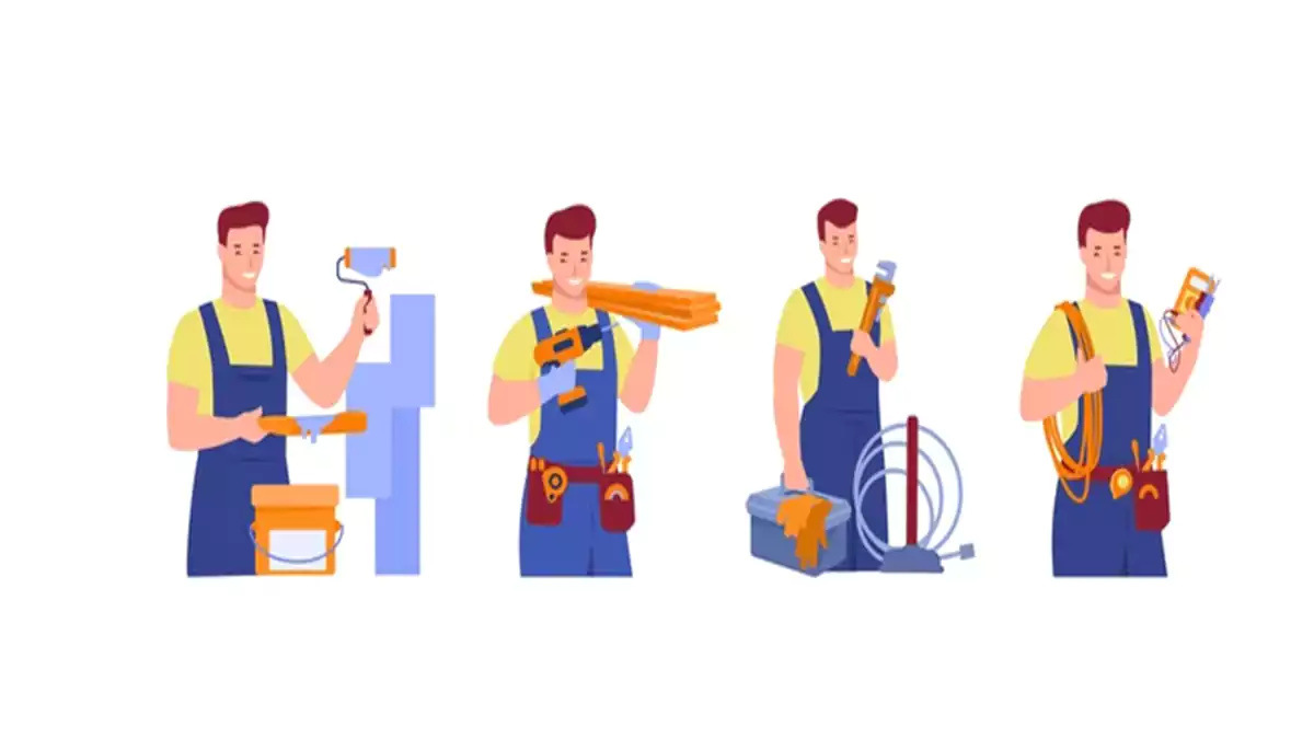 الصورة تحتوى على بعض المهن الحرفية وسمتويات اللغة الألمانية المطلوبة للعمل في ألمانيا