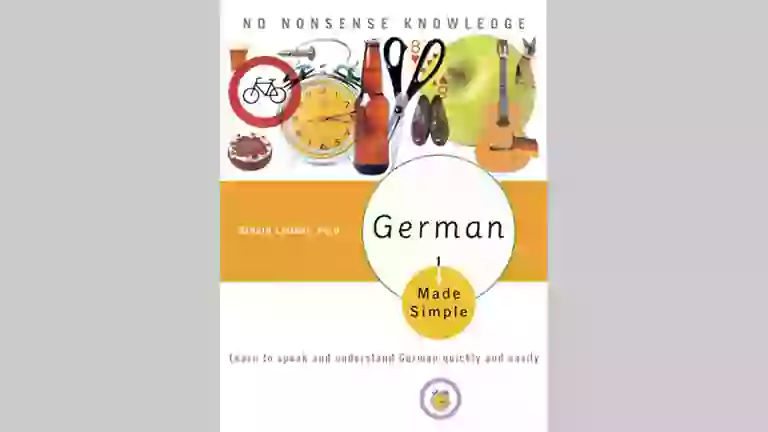 غلاف كتاب German Made Simple لتعلم اللغة الألمانية بسهولة