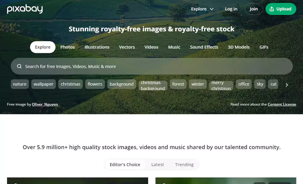 Pixabay مكتبة المؤثرات الصوتية المجانية للمونتاج.