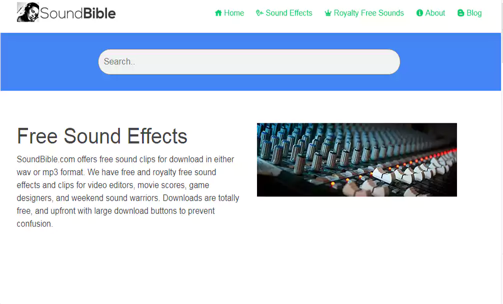SoundBible موقع لتحميل مؤثرات صوتية سريعة وسهلة وتقرير خاص عن أفضل مواقع تحميل المؤثرات الصوتية للمونتاج في 2026، يشمل مراجعة المميزات والعيوب وأفضل المصادر المجانية والمدفوعة.