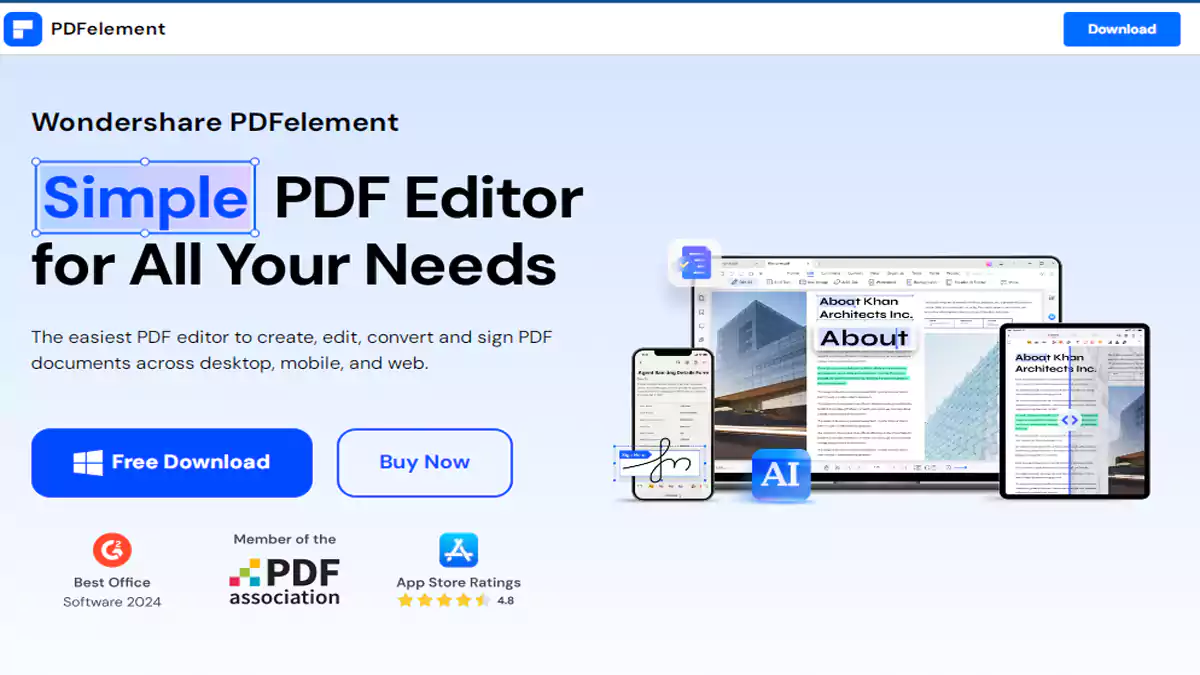 Wondershare PDFelement إنشاء PDF من الصور على الكمبيوتر مع أدوات متقدمة وأفضل 10 برامج مجانية 2026 لتحويل الصور إلى PDF على الكمبيوتر بسرعة وسهولة، مع مميزات وعيوب كل برنامج وطريقة الاستخدام.