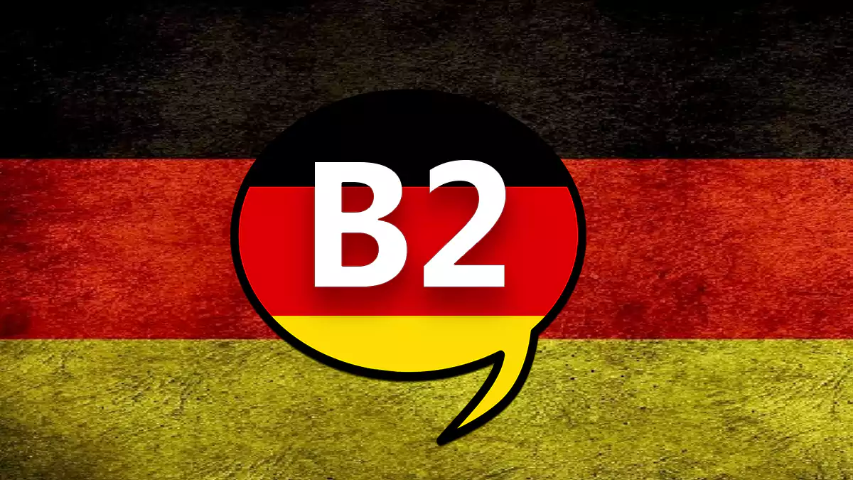 الصورة تحتوى على المستوي الرابع في اللغة الألمانية (مستوي B2)