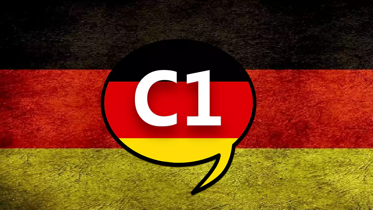 الصورة تحتوى على المستوي الخامس في اللغة الألمانية (مستوي C1)