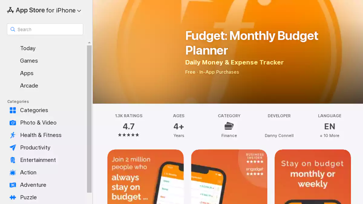 تطبيق Fudget لتدوين المصروفات بسهولة