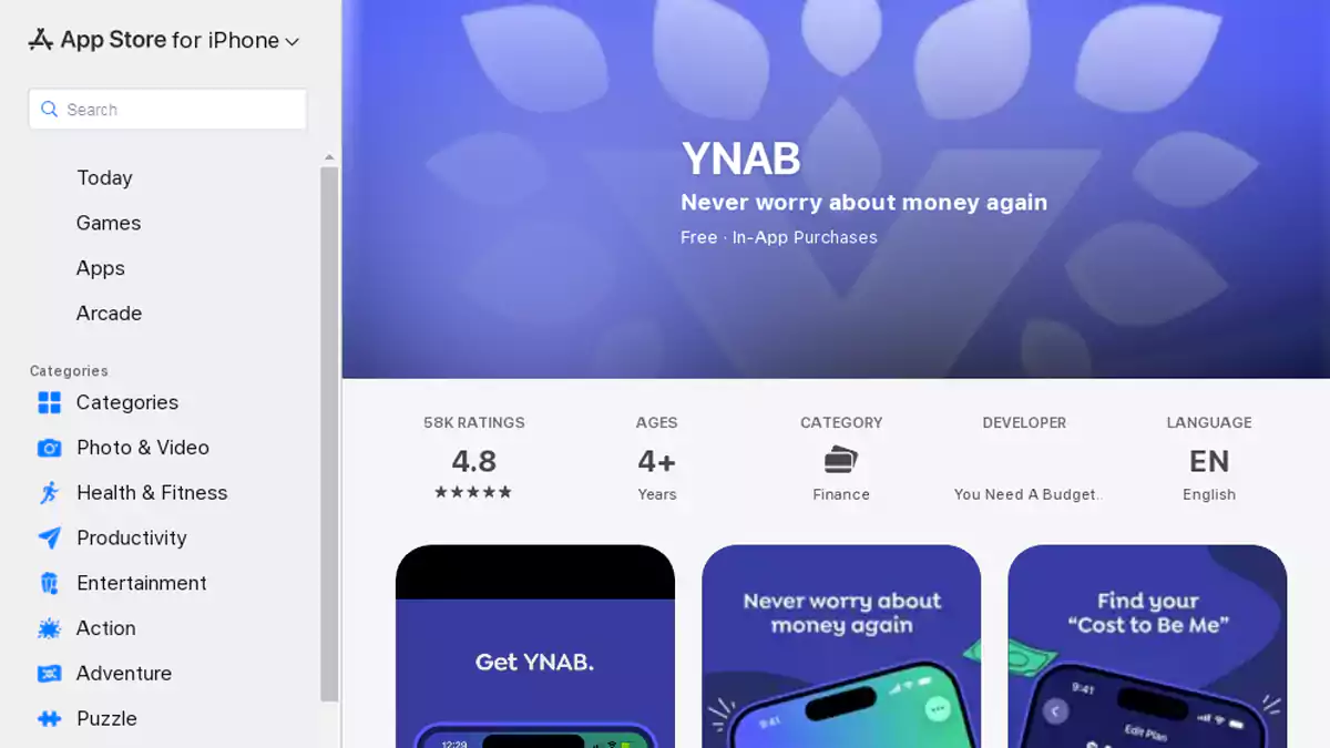 تطبيق YNAB لإدارة الميزانية الشخصية بذكاء
