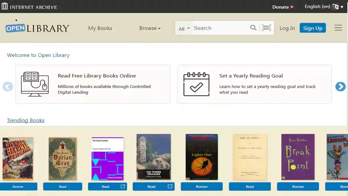 صفحة كتاب لتعلم الألمانية في Open Library تتيح استعارة أو تحميل كتب ألماني PDF من مكتبة رقمية عالمية.