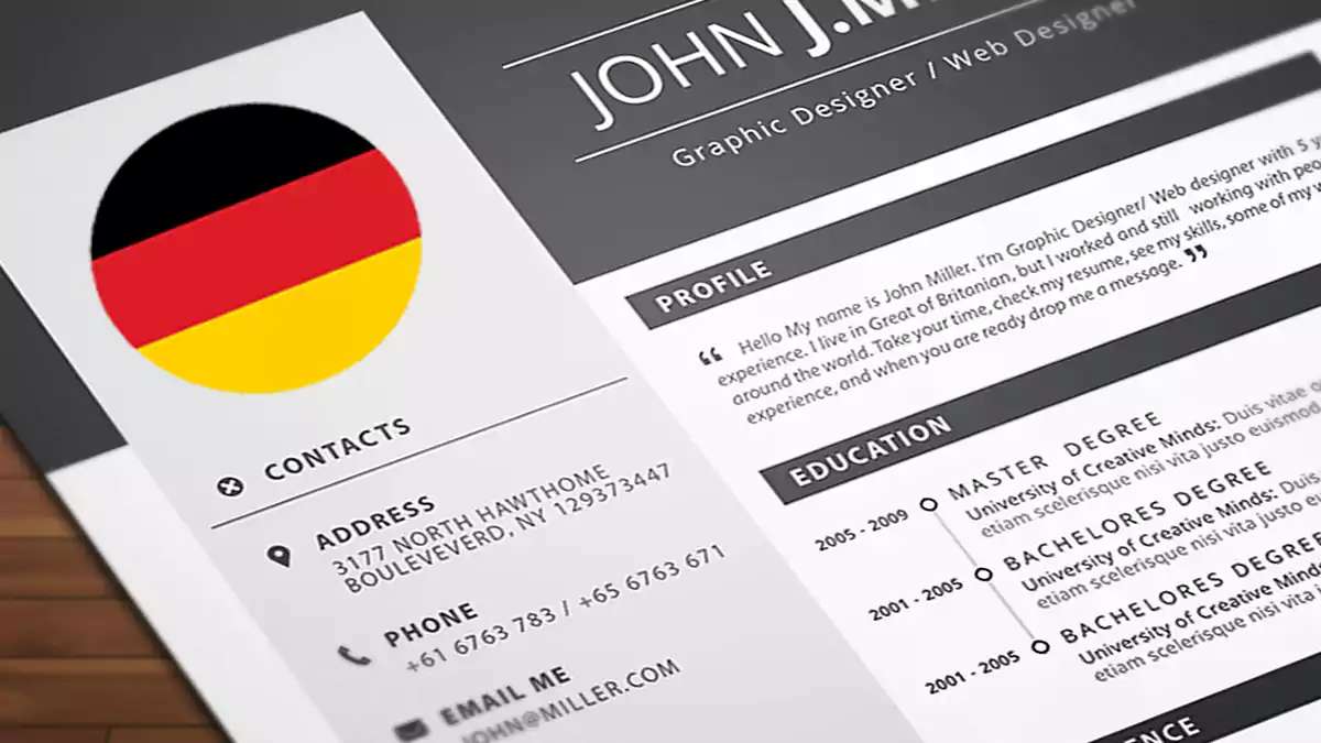 طريقة كتابة سيرة ذاتية احترافية باللغة الألمانية Lebenslauf