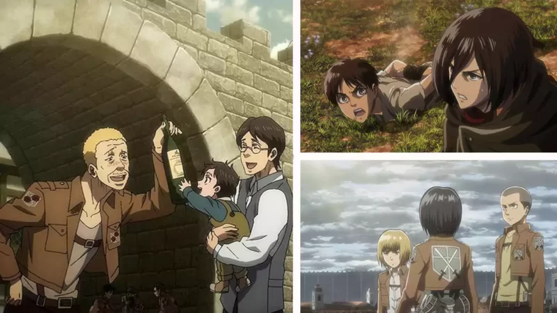 صورة من داخل Attack on Titan والذي يعتبر أحد افضل مسلسلات انمي في التاريخ