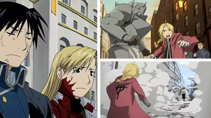 صور من داخل مسلسل  Fullmetal Alchemist: Brotherhood والذي يعتبر من أفضل مسلسلات الانمي على الاطلاق