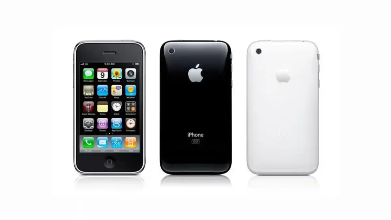 صورة هاتف iPhone-3GS- 2009 ضمن مقالن عن جميع انواع الايفون بالترتيب وإصدراتها مع الاسعار والصور