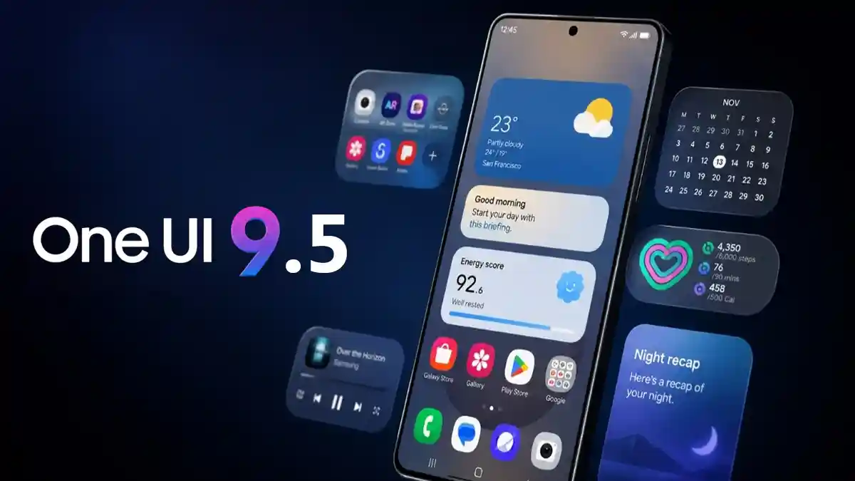 تسريبات تكشف ملامح One UI 9.5: سامسونج تعيد تصميم واجهتها بلمسات زجاجية وبحث ذكي