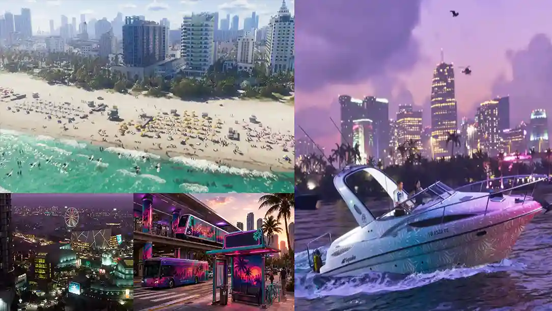 اتفاق لتحويل شواطئ Miami إلى أجواء حقيقية داخل لعبة GTA 6